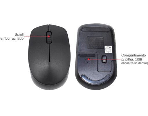 Kit Teclado E Mouse Sem Fio, K-Mex, KA-6028 + MA-A733 - B2KA60280010BOX.