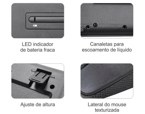 Kit Teclado E Mouse Sem Fio, K-Mex, KA-6028 + MA-A733 - B2KA60280010BOX.