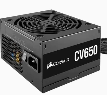 Fonte Corsair De Energia CV650 650W 80 Plus Bronze - CP-9020211-BR