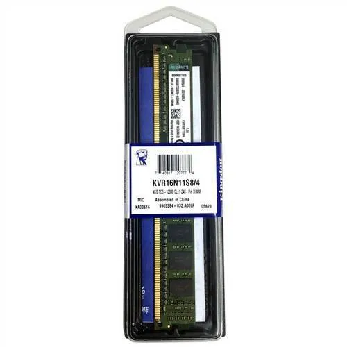 Memória Dimm Kingston 4Gb Ddr3 1600Mhz Cl11 - Kvr16n11/4