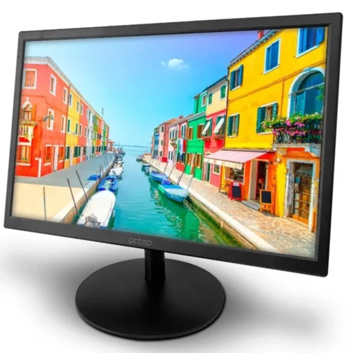 Monitor PCTop LED 18.5" HD HDMI VGA Suporte Ajustável MLP185HDMI - Preto - Bivolt