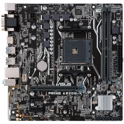 Placa-Mãe Asus Prime A320M-K/BR, AMD AM4, mATX, DDR4