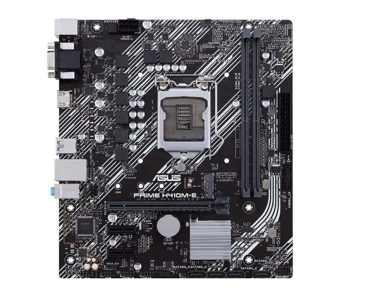 Placa-Mãe Asus Prime H410M-E, Intel LGA 1200, mATX, DDR4 8 Placa-Mãe Asus Prime H410M-E, Intel LGA 1200, mATX, DDR4