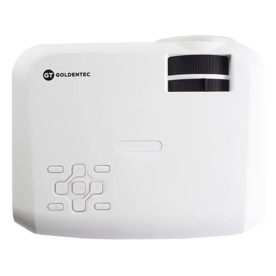 Projetor Goldentec GT2000 HD 2000 Lumens com HDMI, AV, VGA, USB e SD Card 2 Projetor Goldentec GT2000 HD 2000 Lumens com HDMI, AV, VGA, USB e SD Card