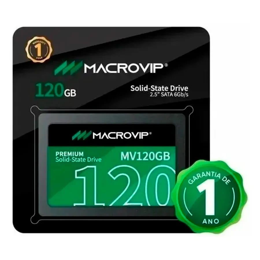Hd Ssd 120gb Macrovip Sata 3 2.5" MV120GB 1 Hd Ssd 120gb Macrovip