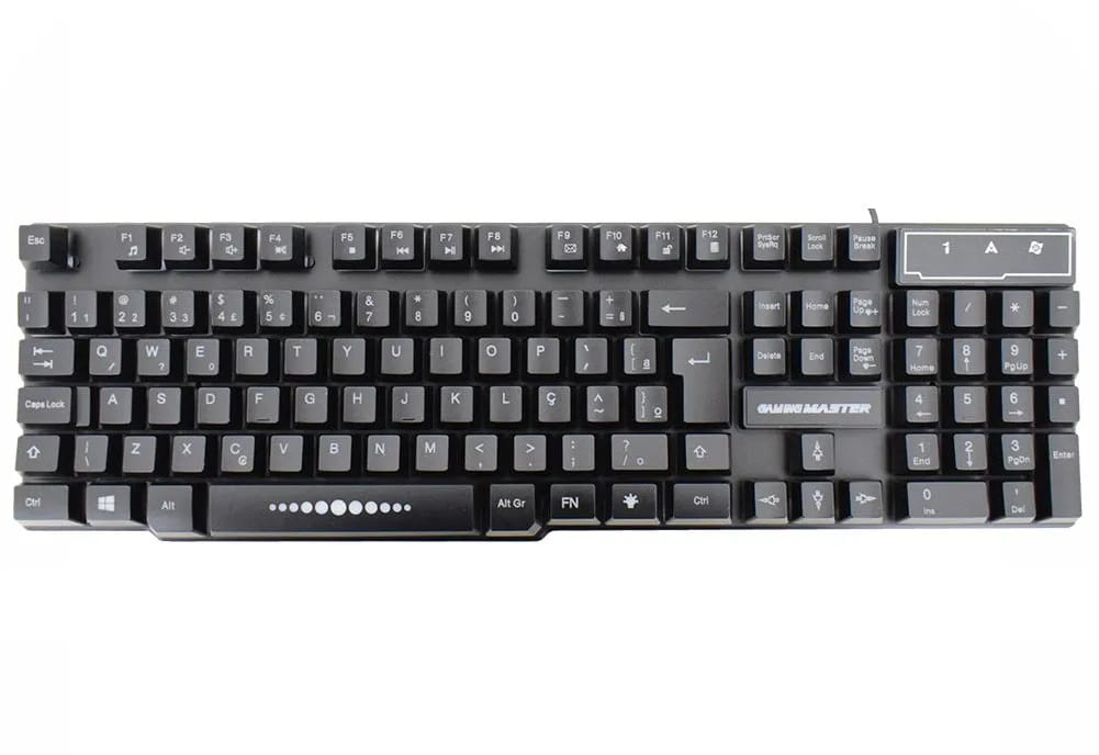 Teclado Gamer Semi Mecânico Led Usb Abnt2 Km-52 Rgb 3 Teclado Gamer Semi Mecânico Led Usb Abnt2 Km-52 Rgb