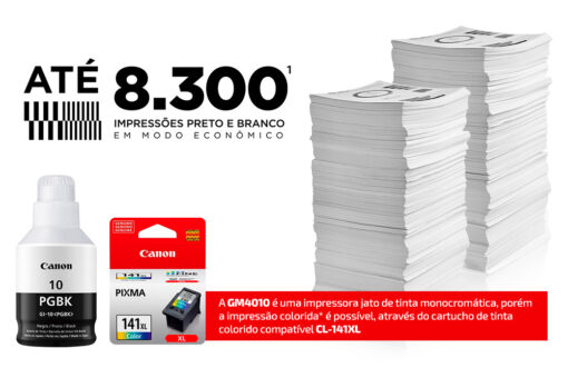 Impressora Multifuncional Monocromática MegaTank GM4010