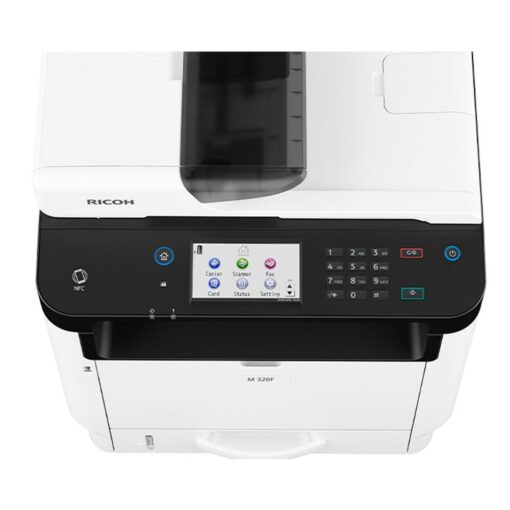 Impressora Multifuncional Ricoh, Laser, 960W, Ethernet, USB, Preto e Branco - Impressora Multifuncional Ricoh, Laser, 960W, Ethernet