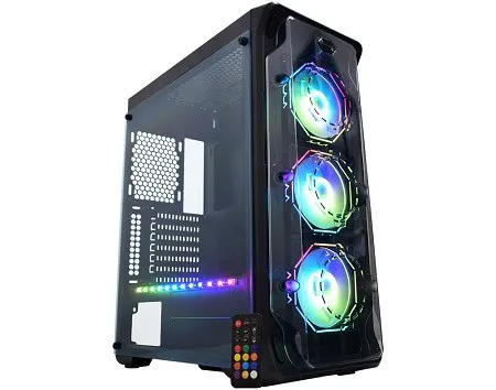 Gabinete Gamer K-Mex Dark Trooper Polygo CG-03B1 FAN R