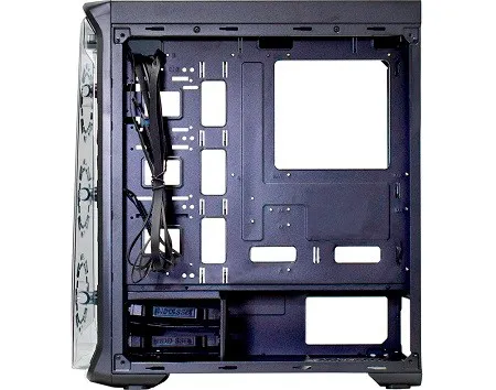 Gabinete Gamer K-Mex Dark Trooper Polygo CG-03B1 FAN RGB