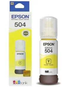 Original T504Y Garrafa de Tinta T504420AL 504 Amarelo